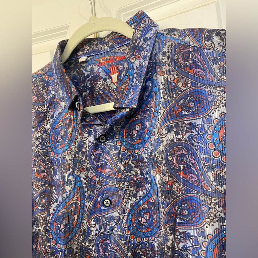 Visconti Black men’s button down top